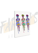 Load image into Gallery viewer, Fashion Army 24x36 inch Canvas Art Print
