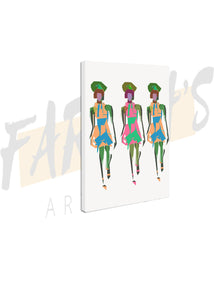Fashion Army 24x36 inch Canvas Art Print