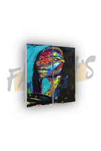 Load image into Gallery viewer, Turquoise Blue Canvas Print Art
