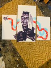 Load image into Gallery viewer, 3PC &quot;Inked Out&quot; Muhammad Ali &quot;Stinger&quot; Canvas Panel Set- XL
