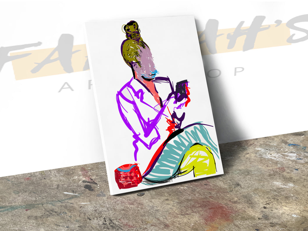 It Can't Wait Canvas Wall Art