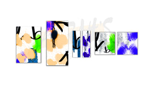 Urban Decay 6pc Canvas Wall Art Set