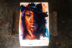 "Southern Heat" Canvas Panel Art