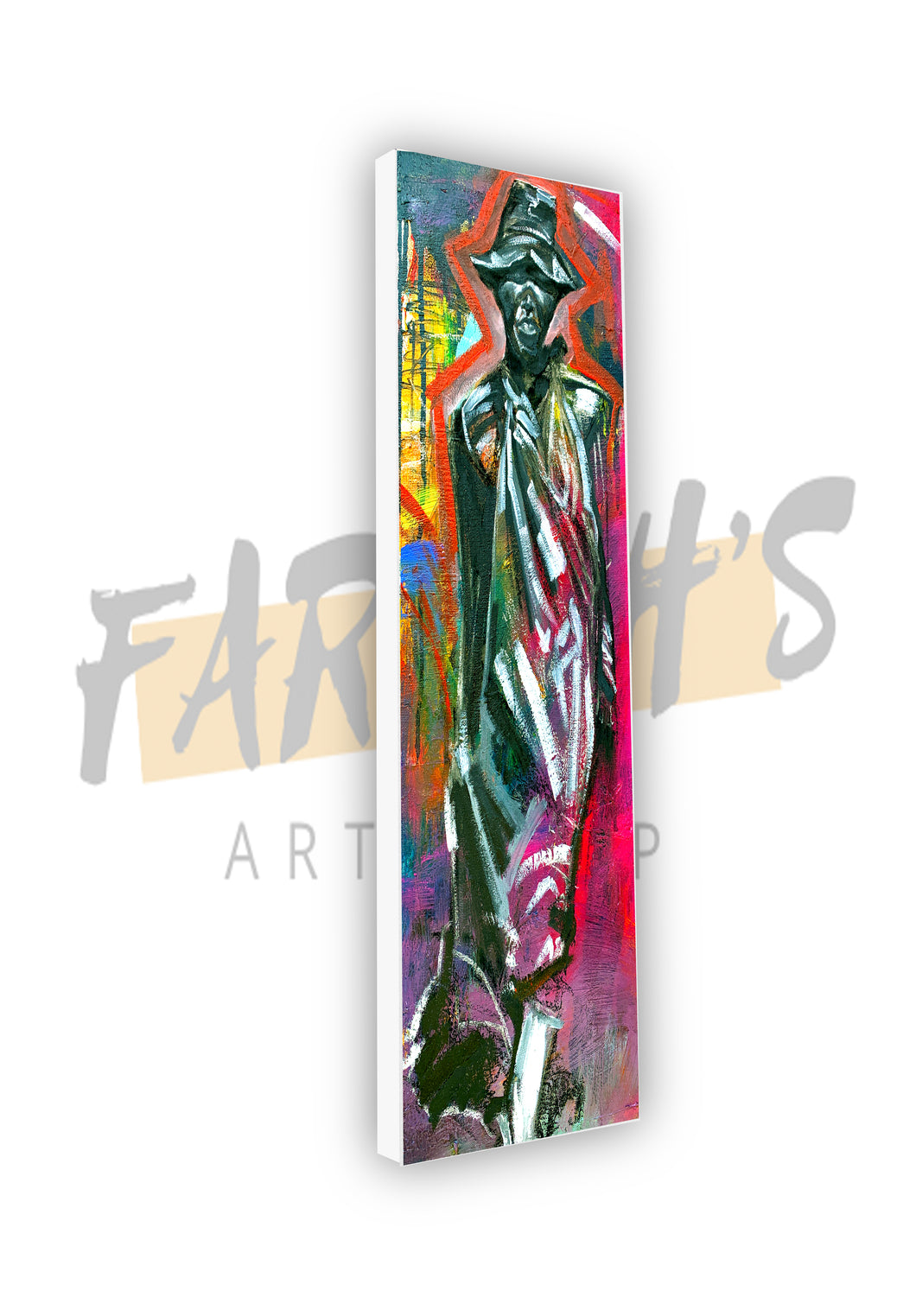 Soweto Man Canvas Art Slim