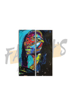 Load image into Gallery viewer, Turquoise Blue Canvas Print Art
