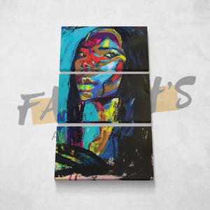 Turquoise Blue Canvas Print Art