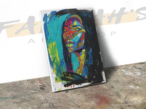 Turquoise Blue Canvas Print Art